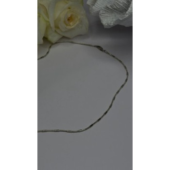 Minimalist 925 Sterling Silver Snake Chain Necklace Vintage Italian Style