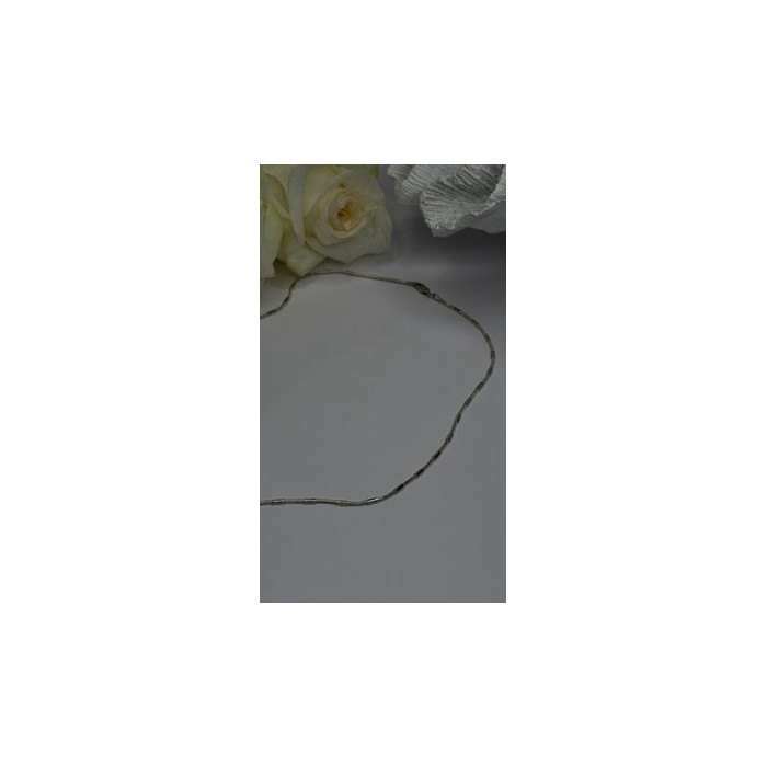 Minimalist 925 Sterling Silver Snake Chain Necklace Vintage Italian Style