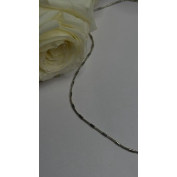 Minimalist 925 Sterling Silver Snake Chain Necklace Vintage Italian Style