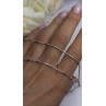 Minimalist 925 Sterling Silver Snake Chain Necklace Vintage Italian Style