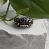 Vintage 925 Sterling Silver Dome Bubble Ring Size 7