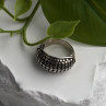 Vintage 925 Sterling Silver Dome Bubble Ring Size 7