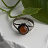 Vintage 925 Sterling Silver Carnelian Ring Size 9.5