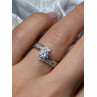 925 Sterling Silver CZ Ring Size 6.5