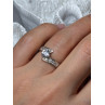 925 Sterling Silver CZ Ring Size 6.5