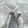 925 Sterling Silver CZ Ring Size 6.5