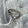 925 Sterling Silver CZ Ring Size 6.5