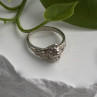 Vintage 925 Sterling Silver Frog Ring Size 7.5