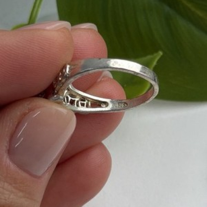 Vintage 925 Sterling Silver Frog Ring Size 7.5