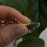 Elegant 925 Sterling Silver Gold Plated Ruby Bracelet 7