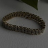 925 Sterling Silver Gold Tone Diamond Tennis Bracelet 7