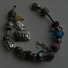 Donatella 925 Sterling Silver 19 Charms Bracelet