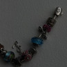 Donatella 925 Sterling Silver 19 Charms Bracelet