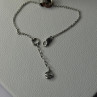 Ewa 925 Sterling Silver CZ Bracelet Length 7/ 8.5 Inch
