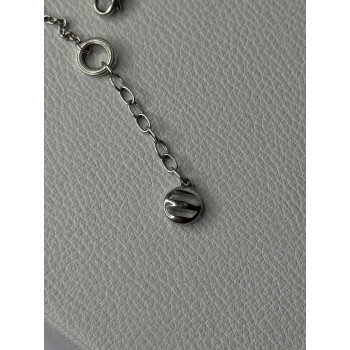 Ewa 925 Sterling Silver CZ Bracelet Length 7/ 8.5 Inch