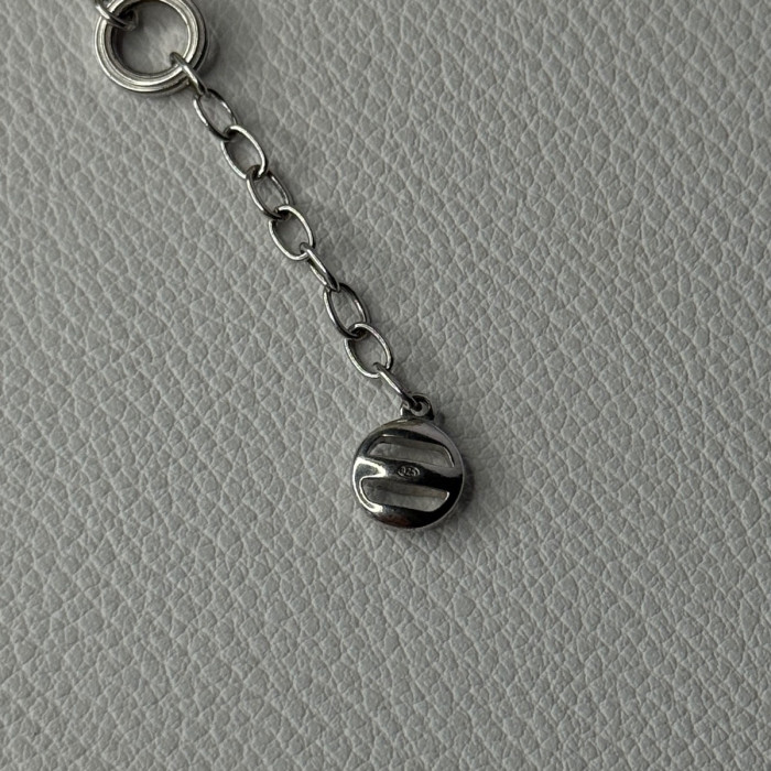 Ewa 925 Sterling Silver CZ Bracelet Length 7/ 8.5 Inch