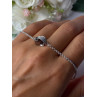Ewa 925 Sterling Silver CZ Bracelet Length 7/ 8.5 Inch