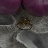 Elegant 14K Yellow Gold Opal & Diamond Heart Motif Ring Size 8.5