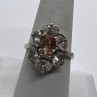 925 Sterling Silver CZ Ring Size 8