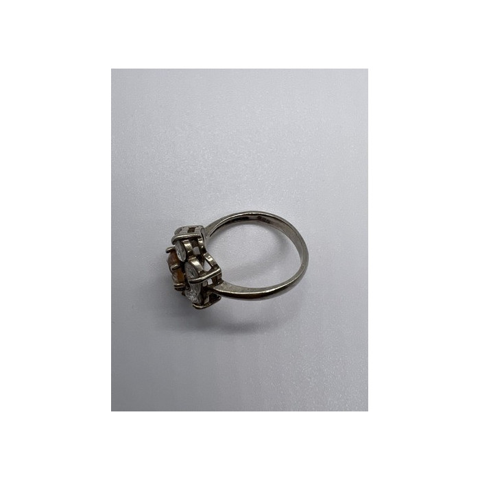 925 Sterling Silver CZ Ring Size 8