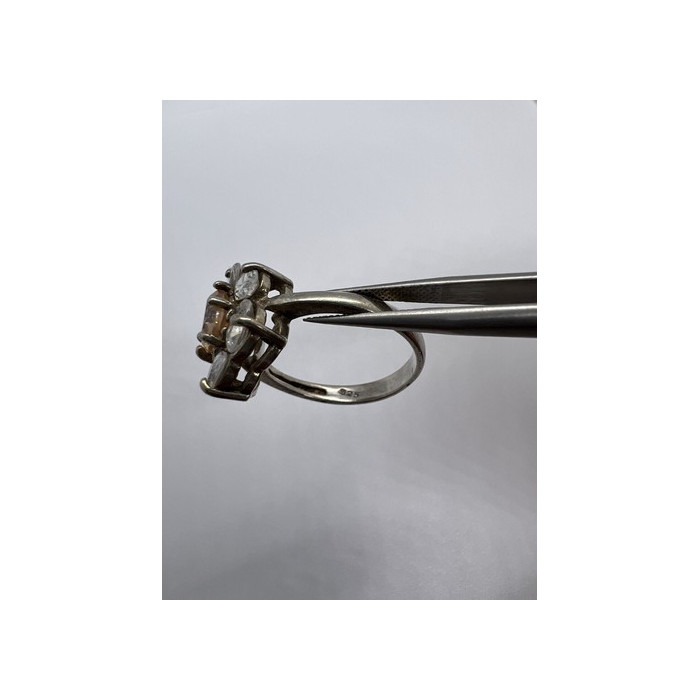 925 Sterling Silver CZ Ring Size 8