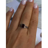 Classy 925 Sterling Silver Garnet Ring Size 8