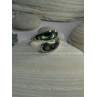 925 Sterling Silver Abalone Ring Size 7.5 Sizable Design