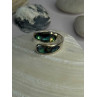 925 Sterling Silver Abalone Ring Size 7.5 Sizable Design