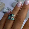 925 Sterling Silver Abalone Ring Size 7.5 Sizable Design