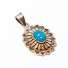 925 Sterling Silver Turquoise Pendant
