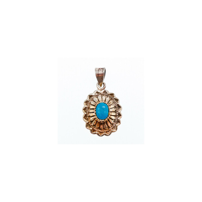 925 Sterling Silver Turquoise Pendant