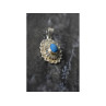 925 Sterling Silver Turquoise Pendant