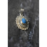 925 Sterling Silver Turquoise Pendant