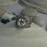Beautiful Design 925 Sterling Silver Cz Ring Size 5.5
