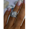 Beautiful Design 925 Sterling Silver Cz Ring Size 5.5
