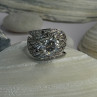 Beautiful Design 925 Sterling Silver Cz Ring Size 5.5