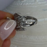Beautiful Design 925 Sterling Silver Cz Ring Size 5.5