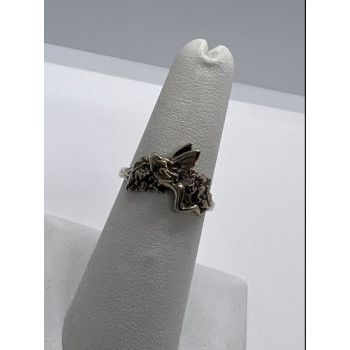925 Sterling Silver Fairy Ring Size 6