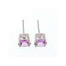 925 Sterling Silver Almandine Stud Earrings