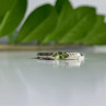 925 Sterling Silver Peridot Ring Size 10.25