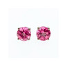 925 Sterling Silver Morganite Stud Earrings
