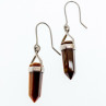 925 Sterling Silver Tiger'S Eye Earrings