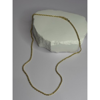 925 Sterling Silver Gold Plated Chain Length 18 Inch