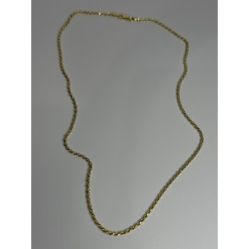 925 Sterling Silver Gold Plated Chain Length 18 Inch