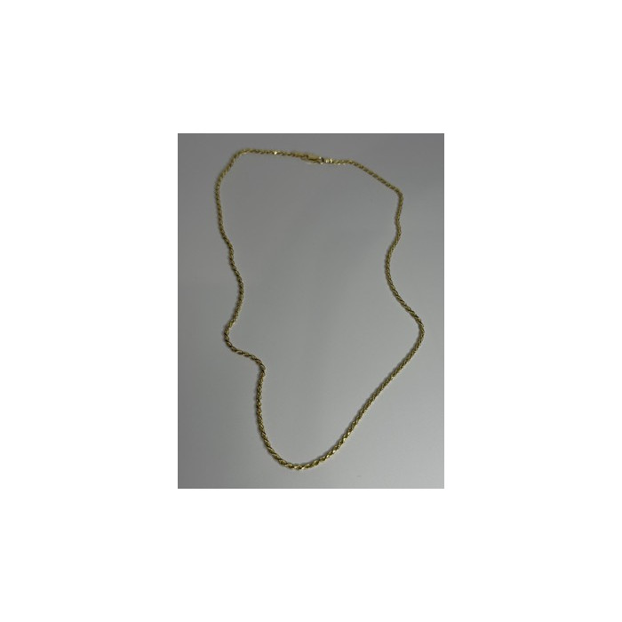 925 Sterling Silver Gold Plated Chain Length 18 Inch