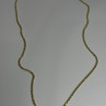 925 Sterling Silver Gold Plated Chain Length 18 Inch