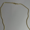 925 Sterling Silver Gold Plated Chain Length 18 Inch