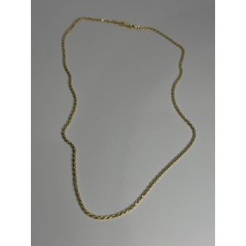 925 Sterling Silver Gold Plated Chain Length 18 Inch