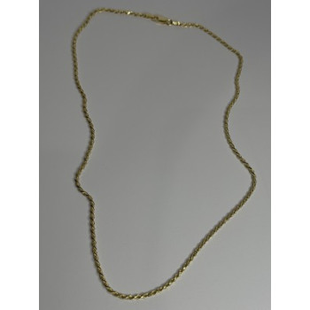 925 Sterling Silver Gold Plated Chain Length 18 Inch