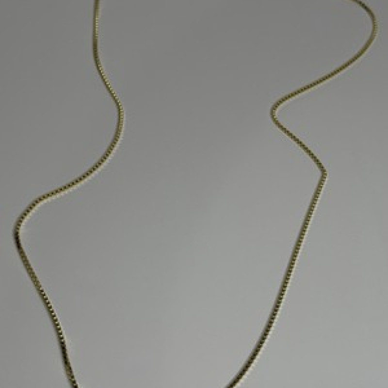 925 Sterling Silver Gold Plated Chain Length 18 Inch